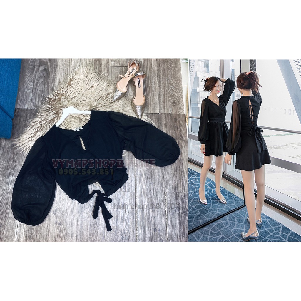 Áo Voan Tay Bồng Bigsize
