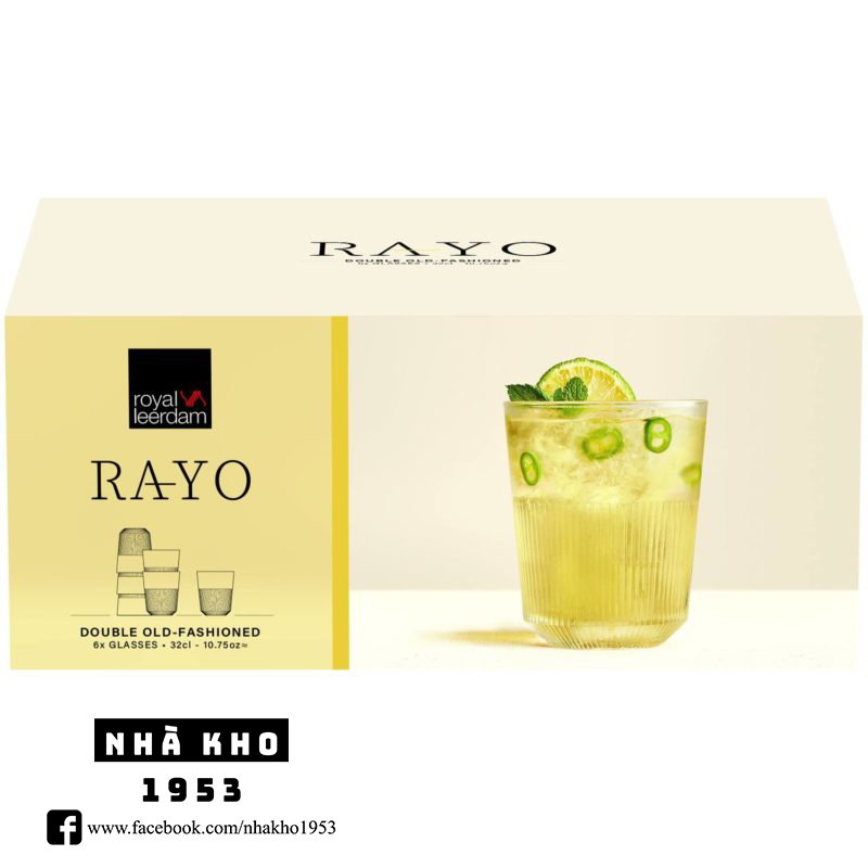 [CHÍNH HÃNG] Ly thủy tinh Libbey Rayo Old Fashioned (320ml)  - 829495