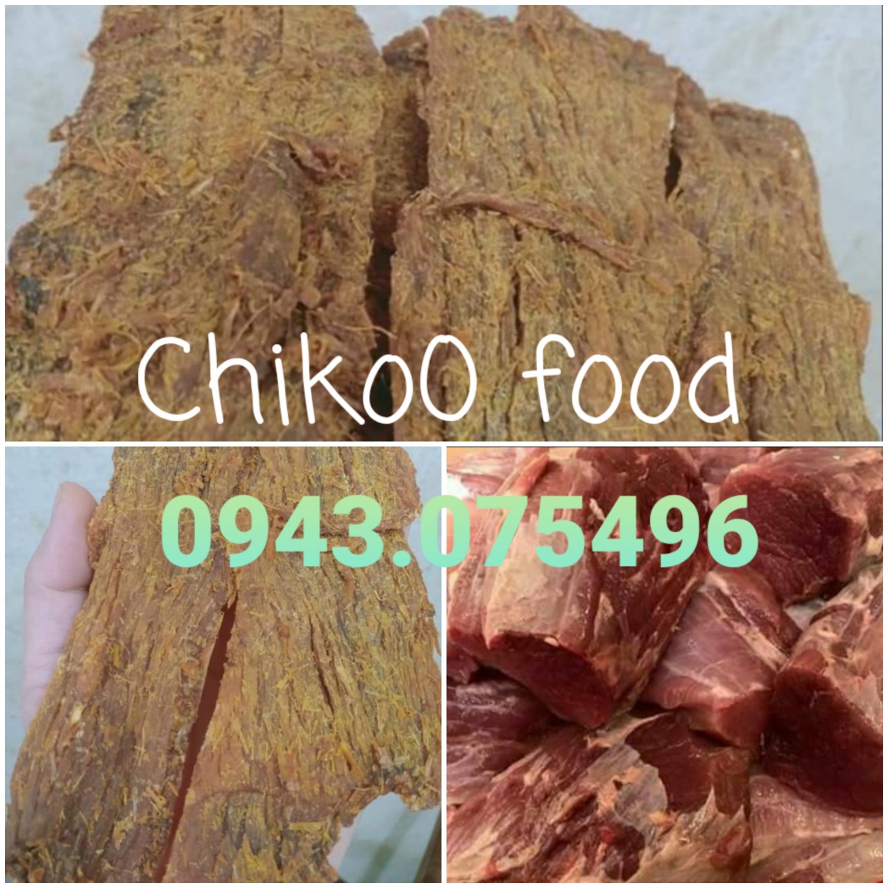 BÒ KHÔ ChikoO Thượng hạng 500g