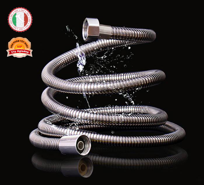 Dây sen tắm 3 lớp italia siêu xịn chịu áp lực cao, độ bền vĩnh cửu, bóng, đẹp