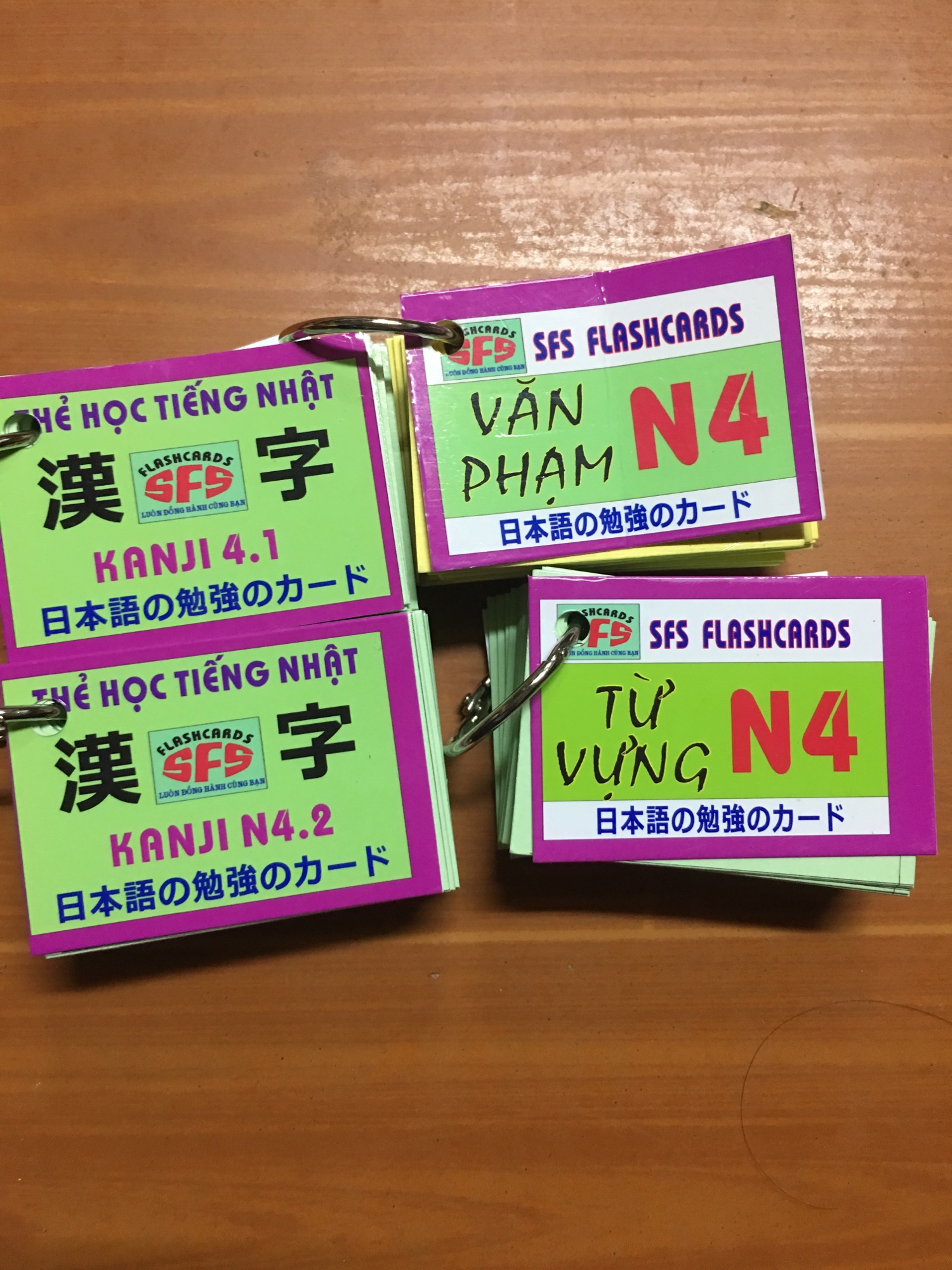 Thẻ học tiếng nhật n4