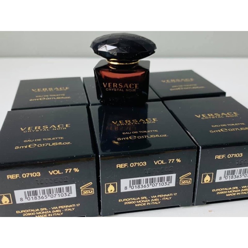 Nước Hoa Versace Crystal Noir Mini 5ml