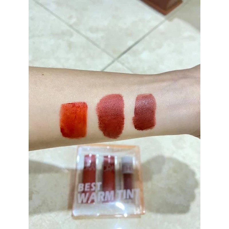 Set 3 Thỏi Son Kem Lì HERORANGE BEST TINT COOL & WARM