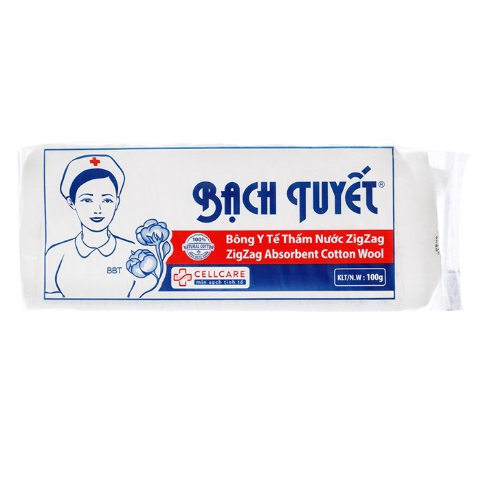Bông y tế Bạch Tuyết 45g/100g