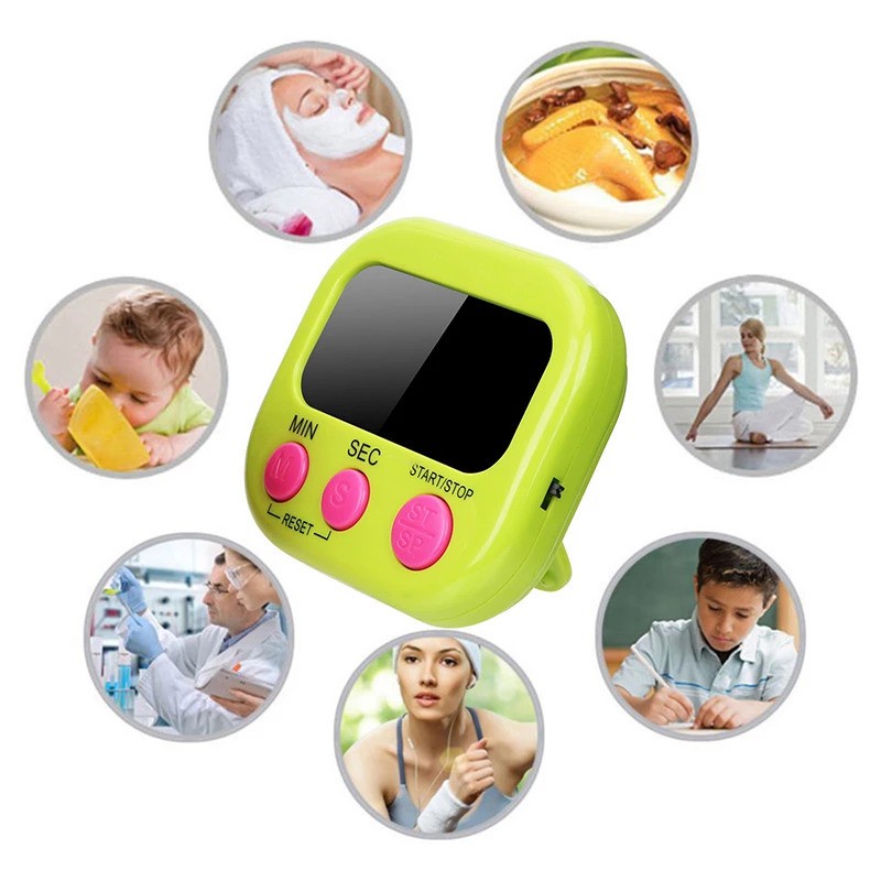 Đồng Hồ Đếm Ngược, Hẹn Giờ Nấu Ăn, Bấm Giờ Tiện Dụng, Nhắc Hẹn Giờ Học Sinh, Hút Nam Châm Tiện Dụng-HAUSE