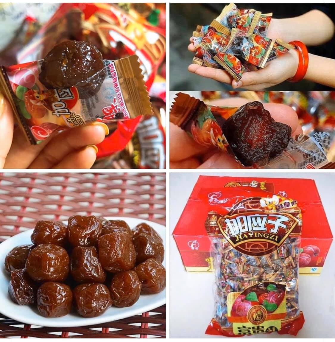 1 gói Ô Mai  Mận dẻo tẩm Mật Ong 500g chua chua ngọt ngọt, ăn là nghiền