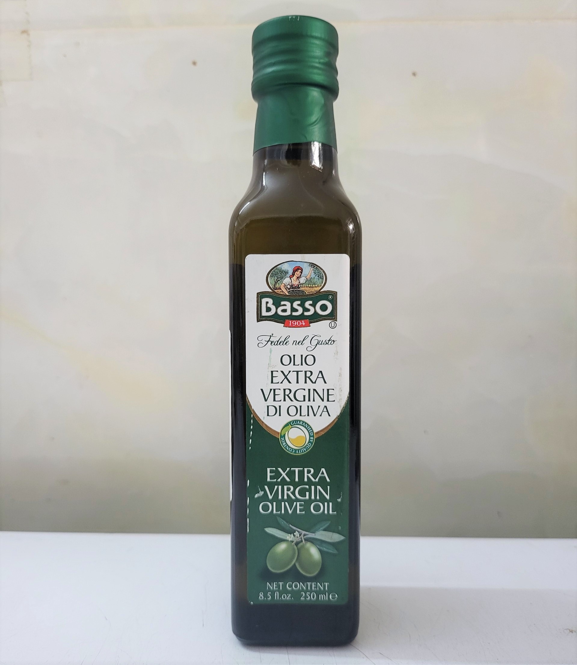 Chai nhỏ 250ml DẦU Ô LIU NGUYÊN CHẤT Italia BASSO Extra Virgin Olive Oil