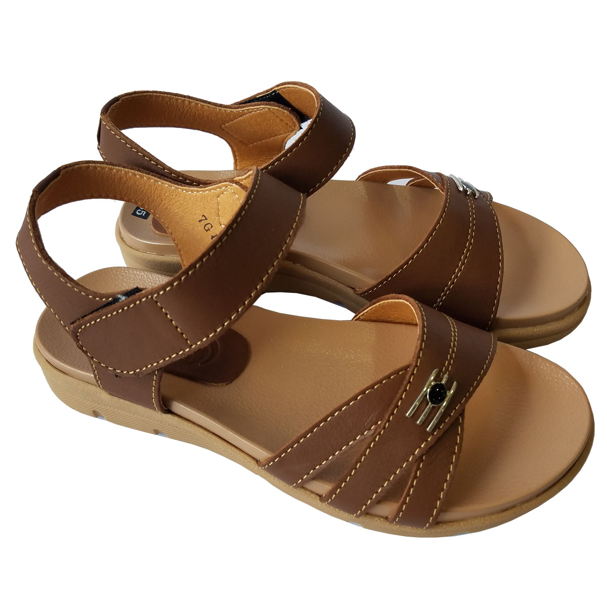 Giày Sandal Nữ BIGGBEN Da Bò Thật SDNB29