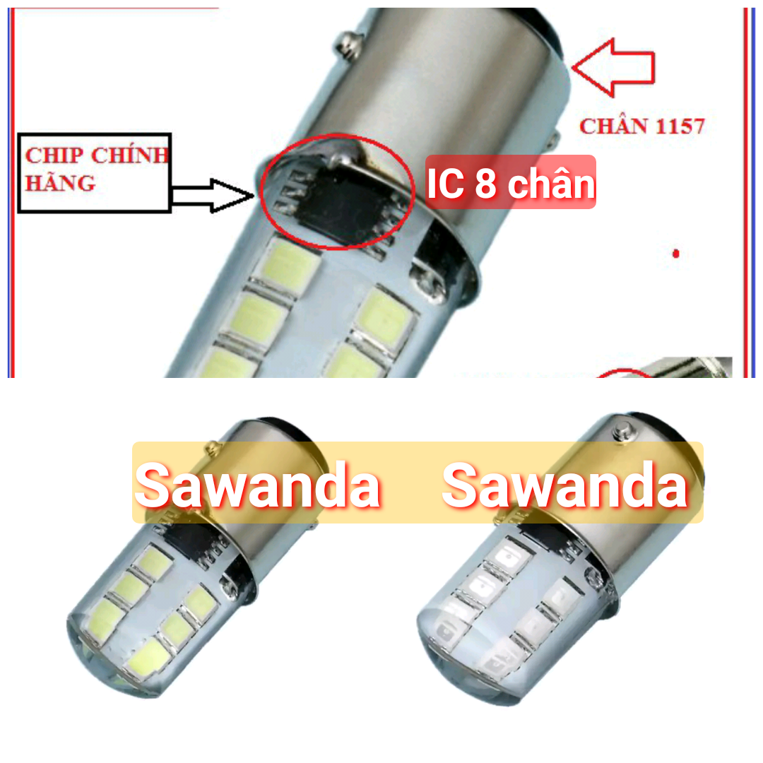 bóng đèn hậu led chớp khi phanh