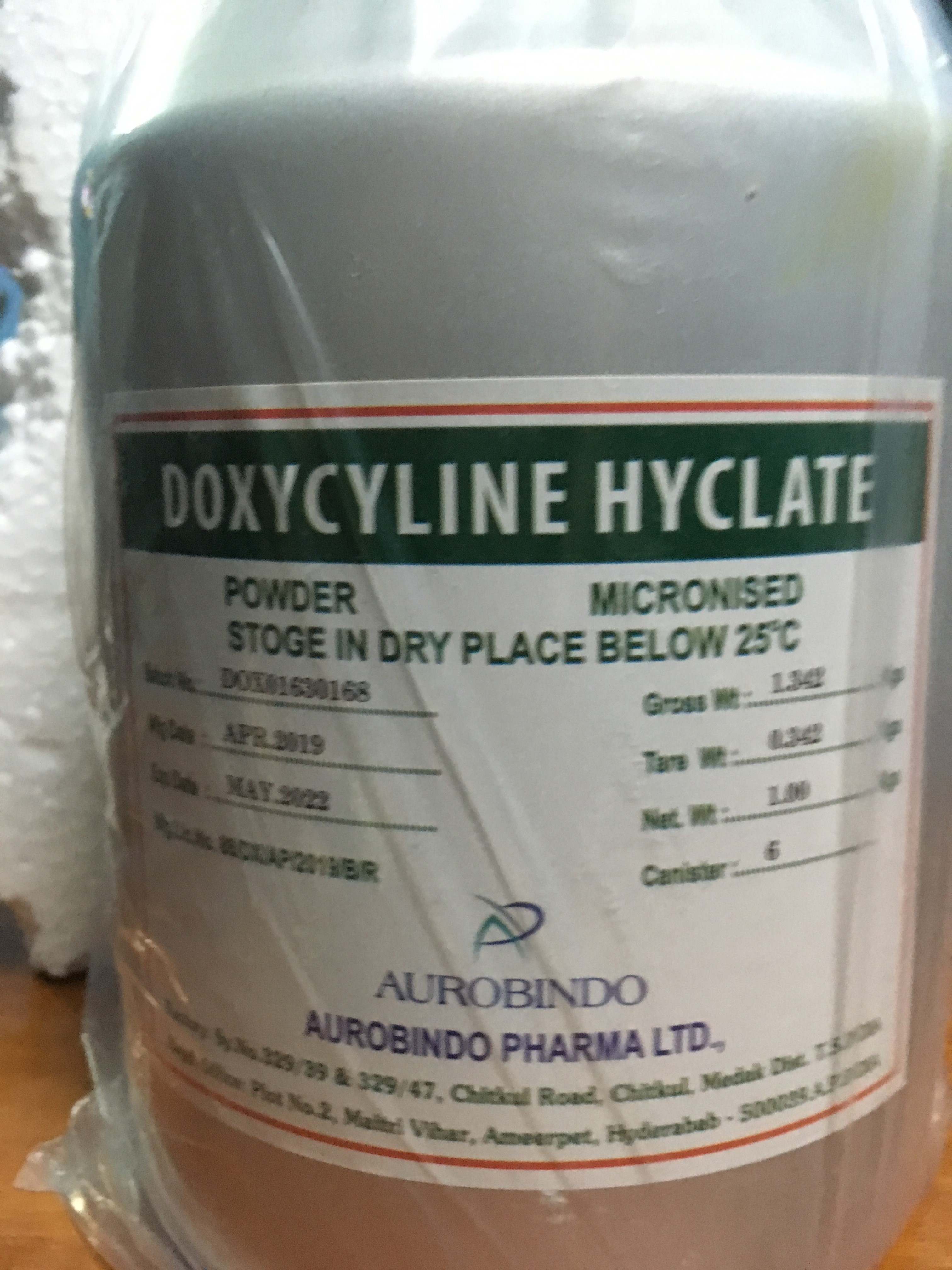 Kháng sinh Doxycycline đặc tri các vấn đề đường ruột trên tôm cá