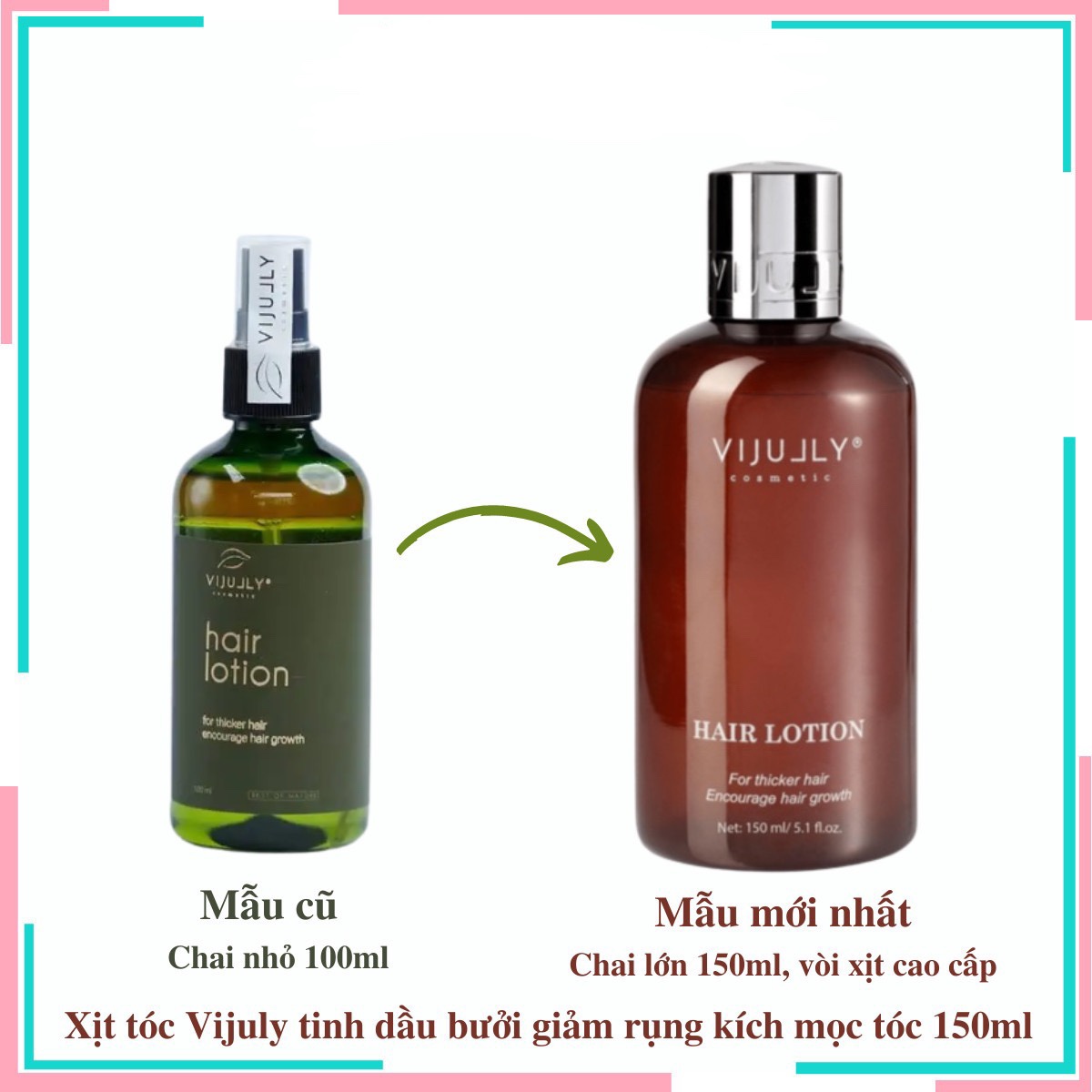 [HCM]Xịt Tóc Tinh Dầu Bưởi Hair Lotion VIJULLY Kích Thích Mọc Tóc Ngăn Rụng Tóc Phục hồi Tóc Khô Chẻ Ngọn