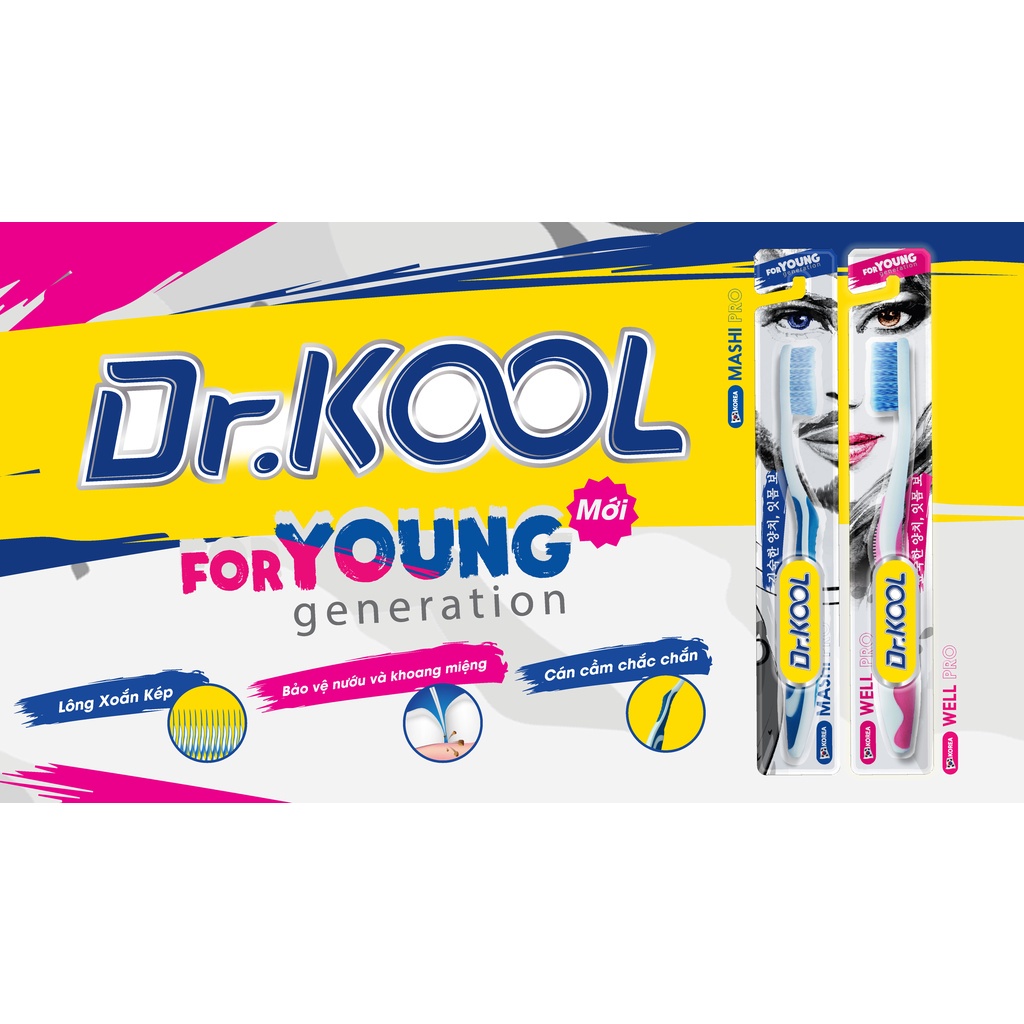 Bàn chải đánh răng Hàn quốc Dr.KOOL Mashi Pro
