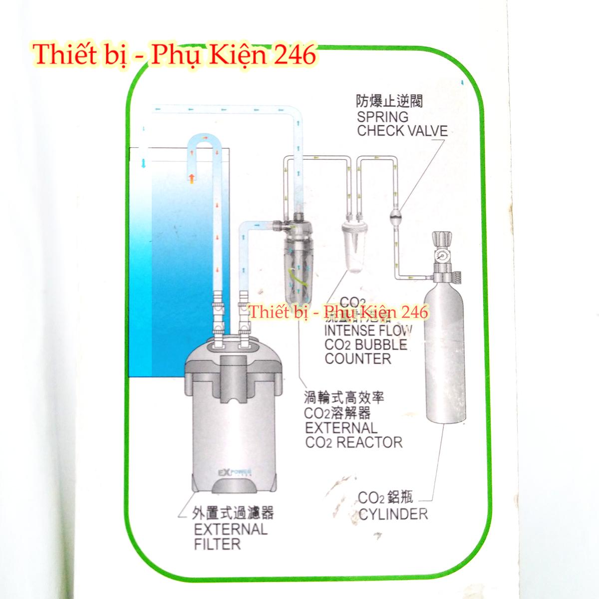 Bộ Trộn Cánh Quạt ISTA CO2 EXTERNAL REACTOR