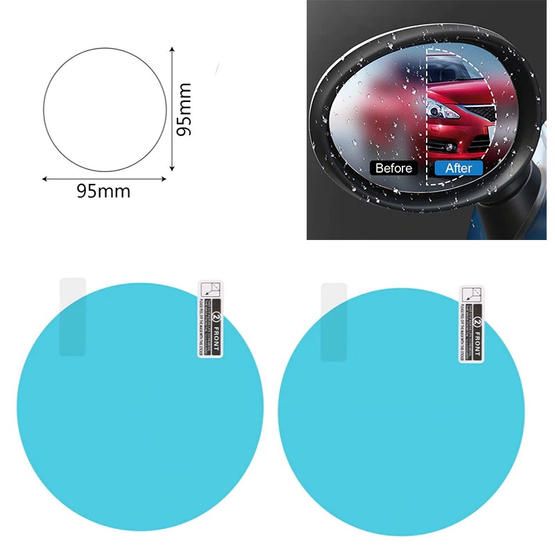 SET 2 Miếng dán chống đọng nước gương chiếu hậu ô tô- Tấm dán gương chiếu hậu xe hơi