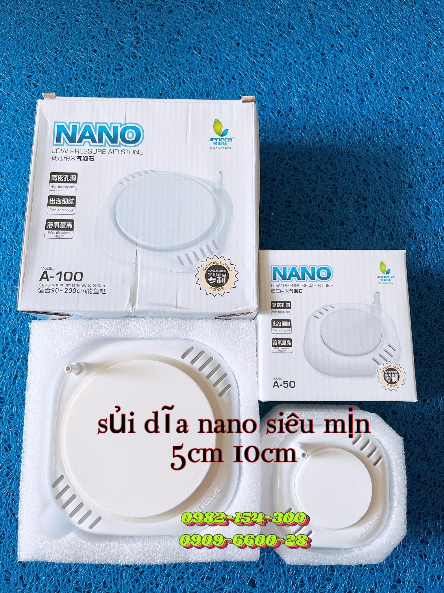 Sủi dĩa nano jeneca - sủi siêu mịn cho hồ cá jeneca a50 - a100