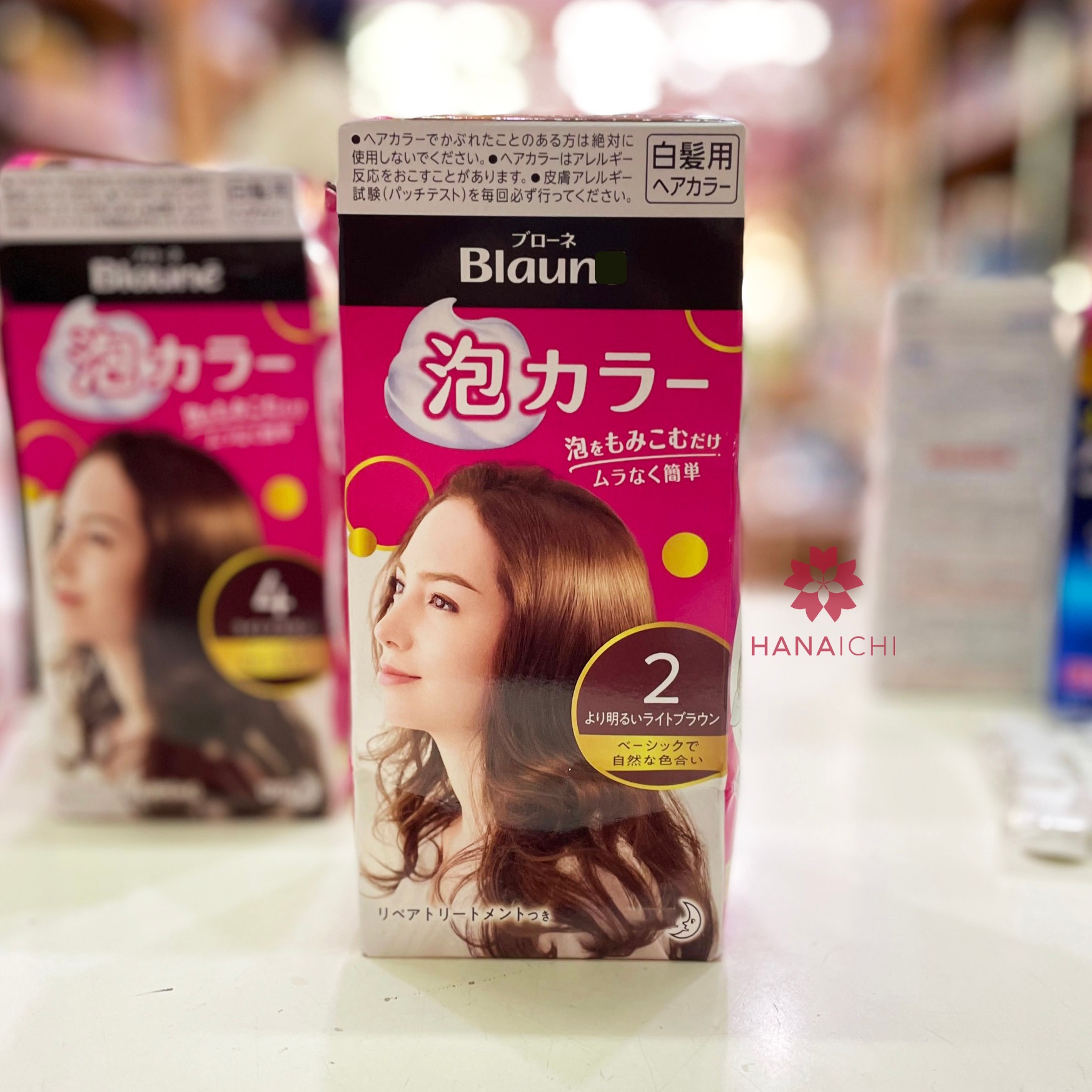 Thuốc nhuộm tóc phủ bạc tạo bọt kao blaune nhật bản