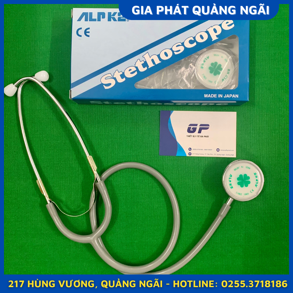 Ống nghe máy đo huyết áp cơ alpk2 nhật tai nghe tim phổi y khoa 1 dây 2 mặt dây ft-801