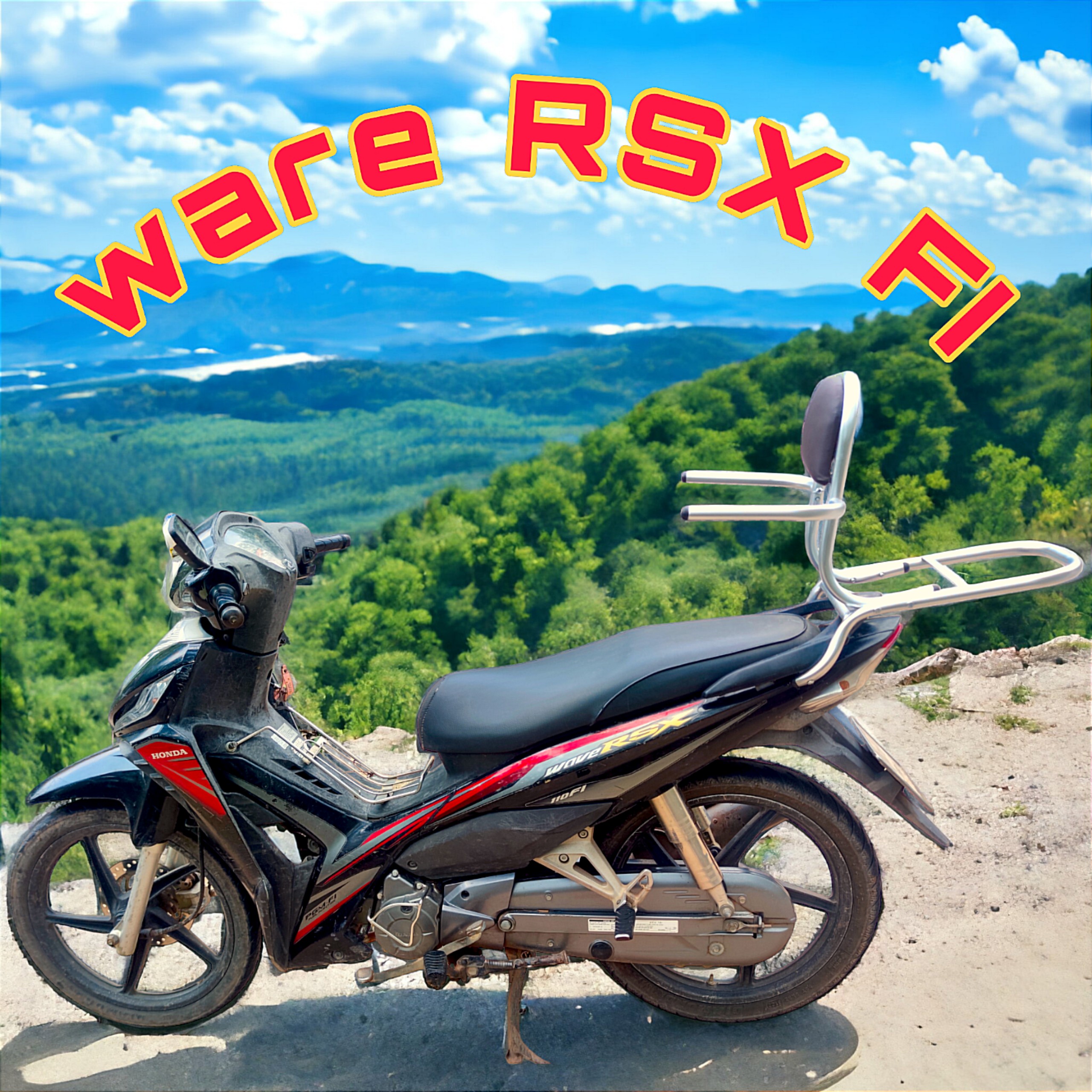 ( tặng lót tay) baga phượt xe ware RSX Fi