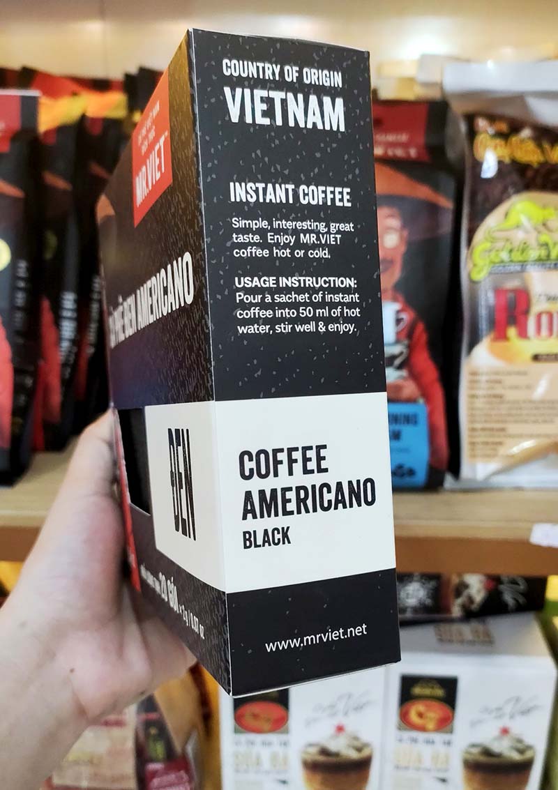 Americano Black Instant Coffee 20bags x 2g