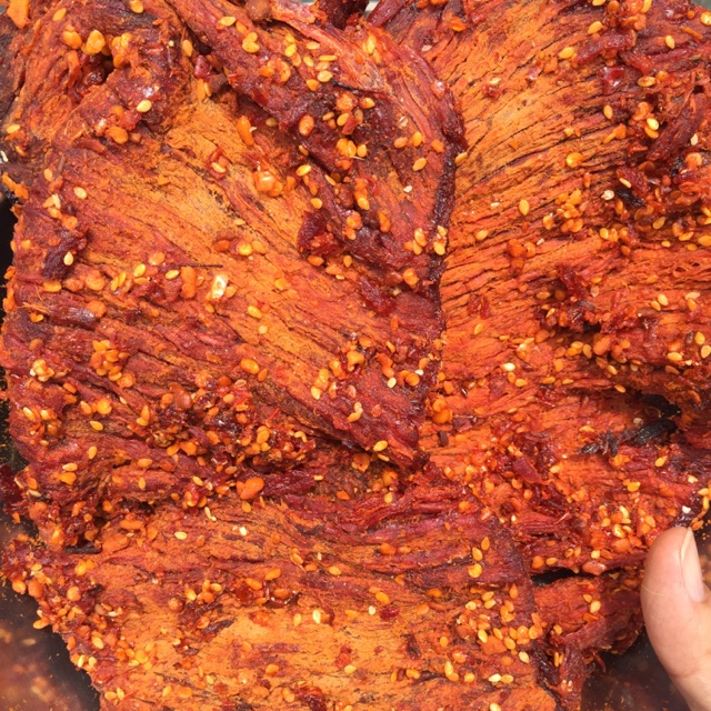 200G KHÔ BÒ TỨ XUYÊN (khô heo giả bò miếng)