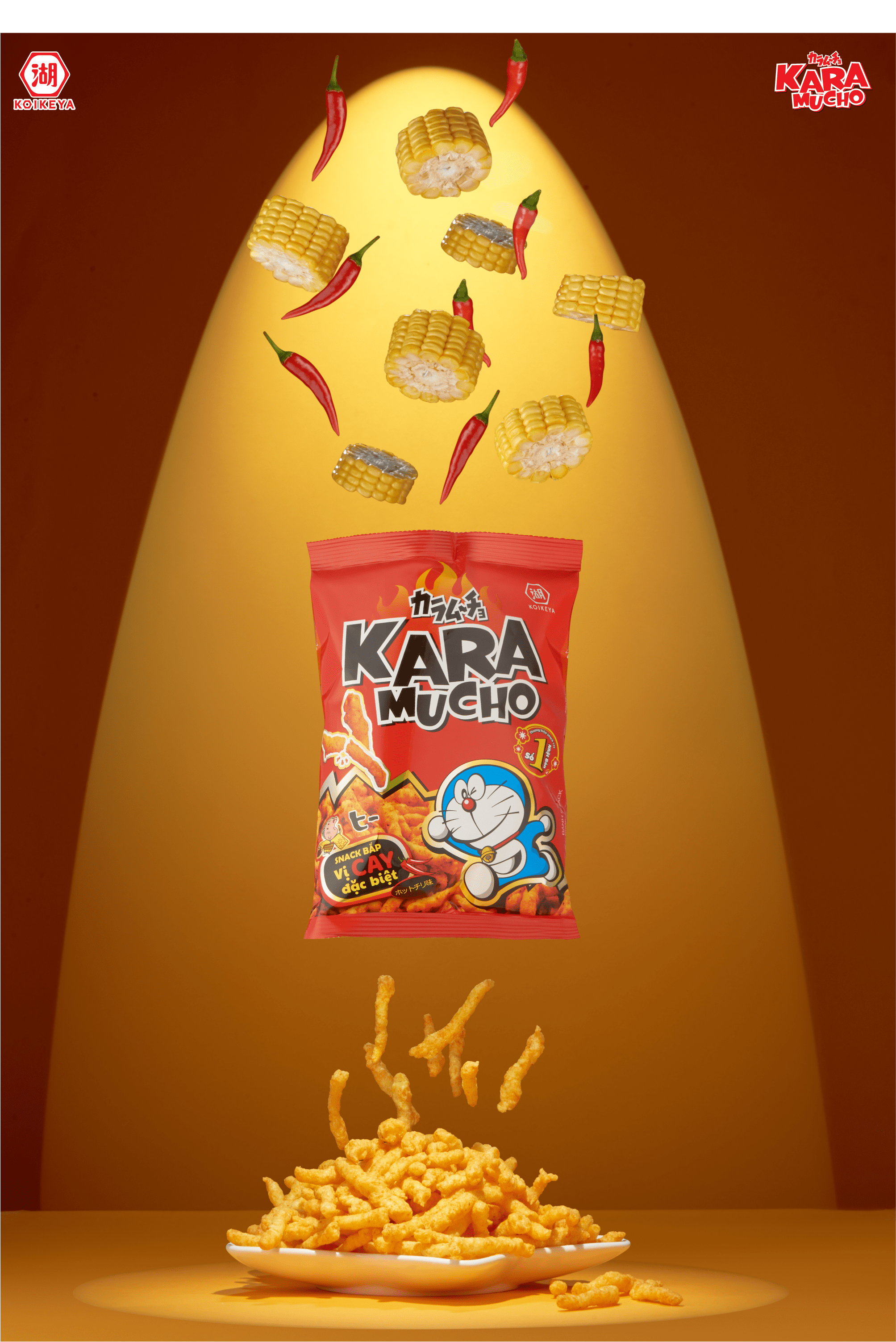 Combo 10 gói Karamucho cay ngon số dzách 26g