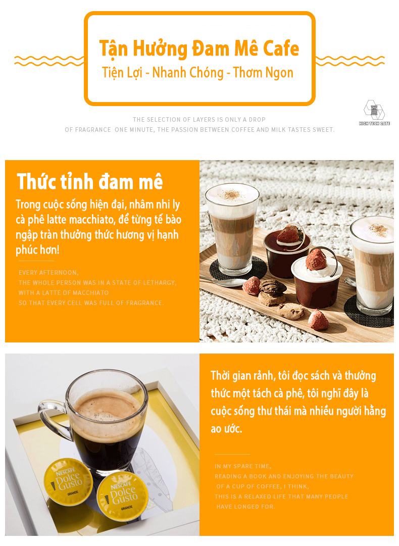 Cà phê viên nén Nescafe Dolce Gusto 16 viên/hộp các vị