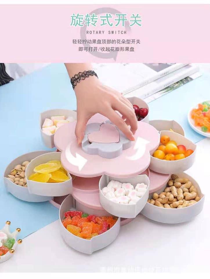 Khay mứt 2 tầng lúa mạch