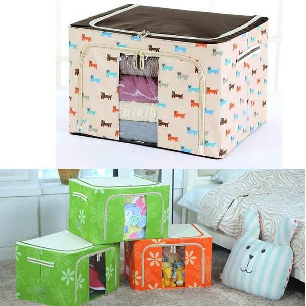Tủ vải đựng đổ khung thép Living Box