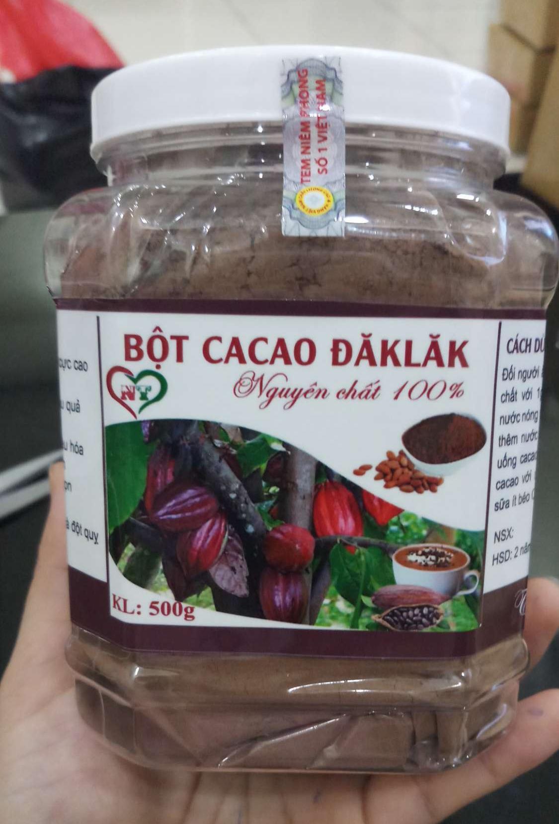 500g bột cacao nguyên chất Đắc Lắc
