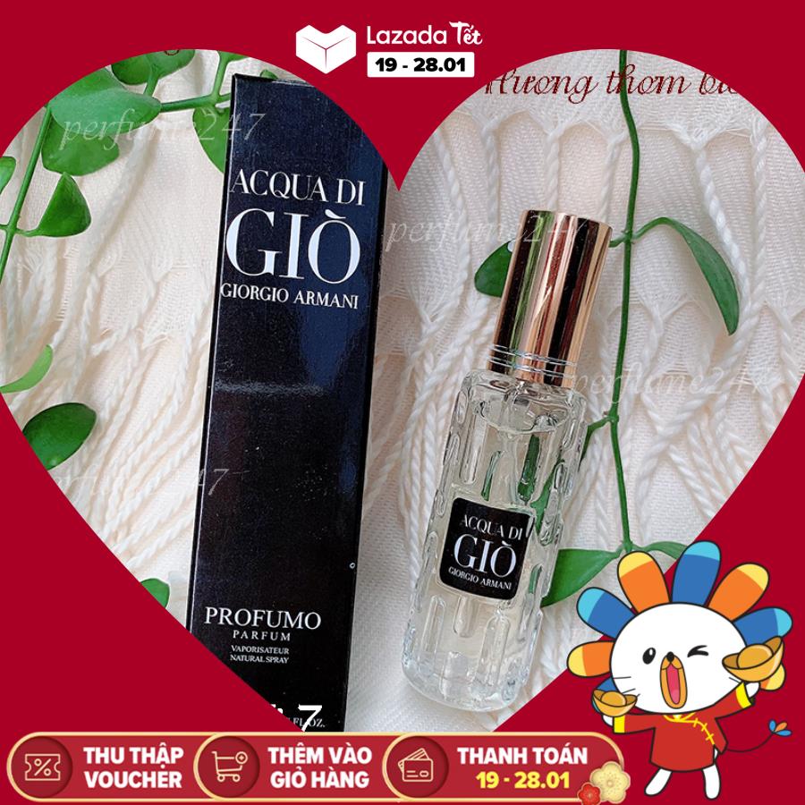 [HCM]NƯỚC HOA NAM GIÒ ĐEN 20ML MINI CAO CẤP