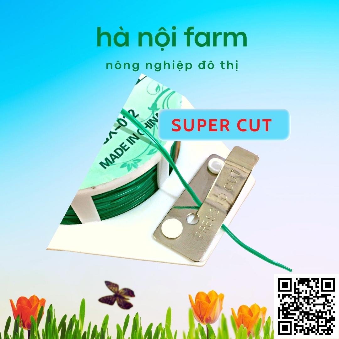 Cuộn dây cột lan bọc nhựa (kèm đầu cắt) TWIST TIE – Cuộn 50m