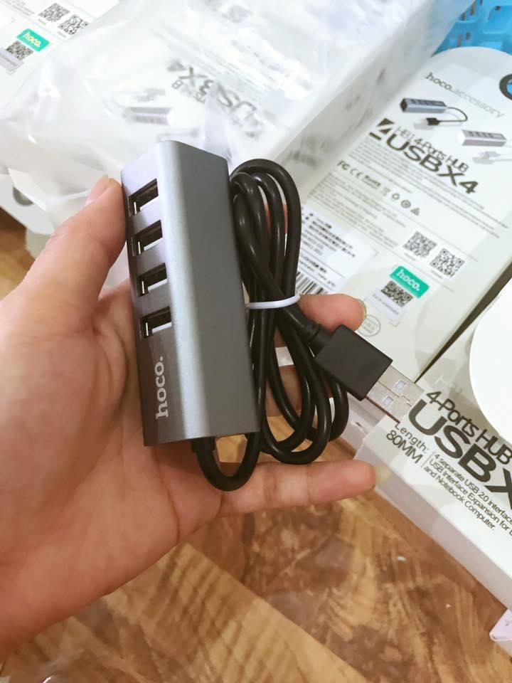 Bộ chia cổng usb hup usb hoco HB1 - 4 cổng usb - KOI TECH