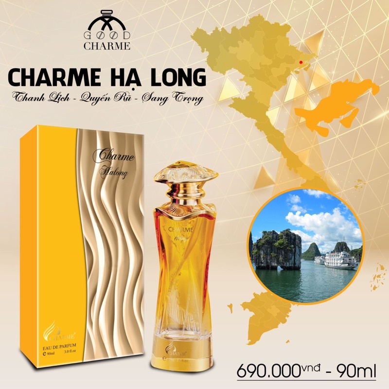 Nước Hoa Tỉnh Thành HALONG 90ml goodcharmee