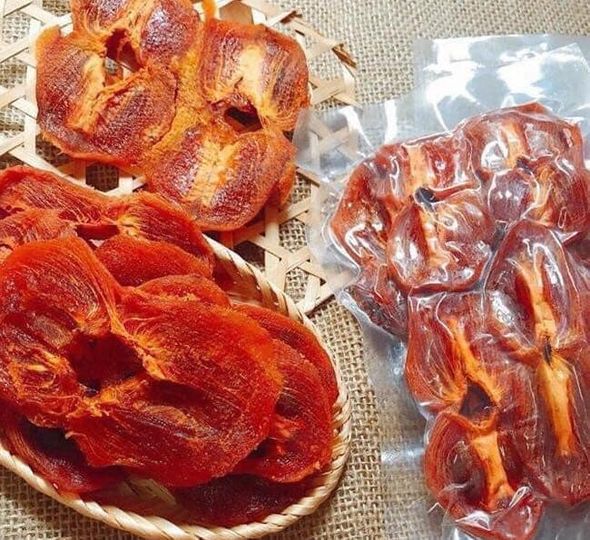 500g Hồng chẻ sấy dẻo - Đặc sản Đà Lạt