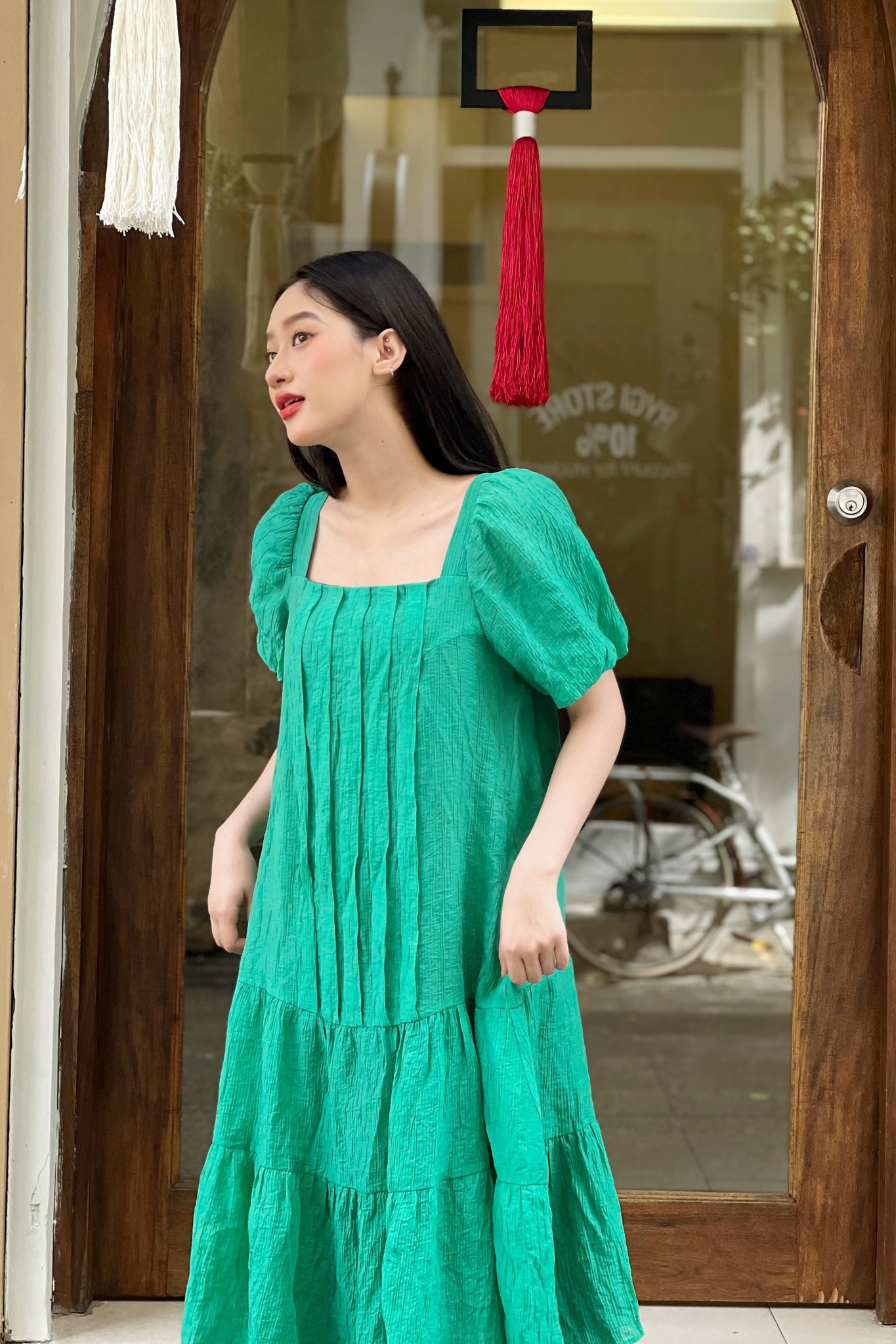 OLV - Đầm Shamrock Line Detailed Dress