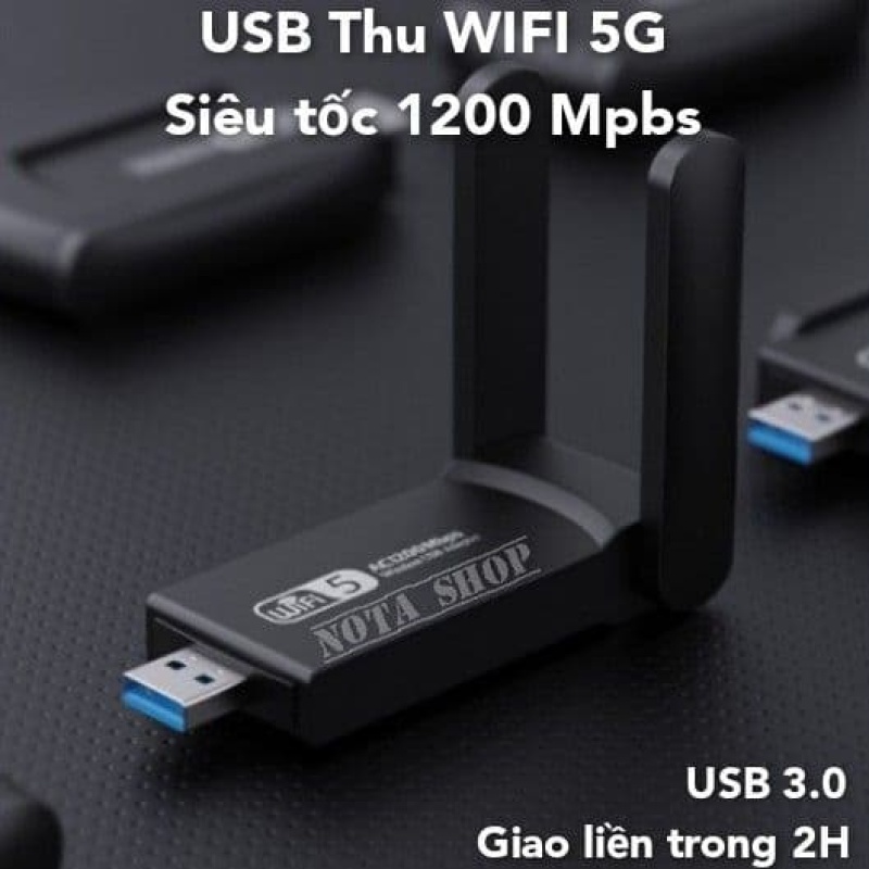 Bảng giá [BH 6 THÁNG] Nâng cấp WiFi 5G dễ dàng với USB 3.0 WIFI (Có lỗ tản nhiệt)siêu tốc 1200Mbps bắt 5GHz cho máy bàn PC laptop Phong Vũ