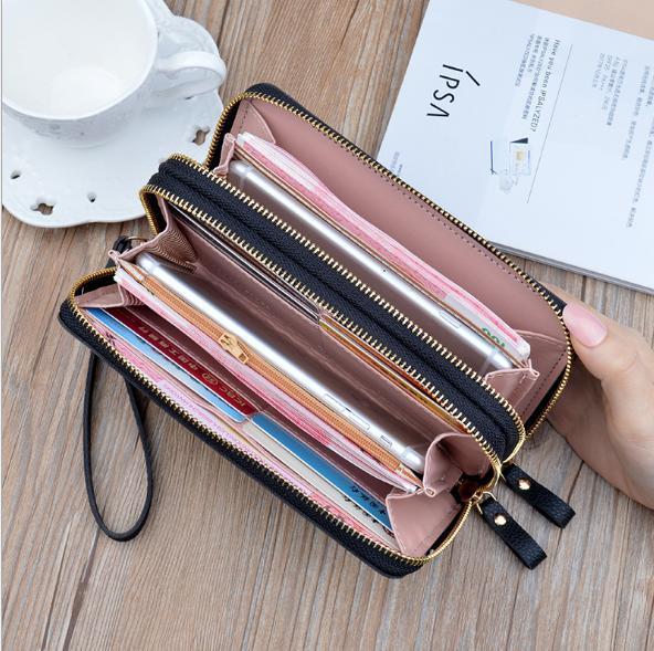 VÍ CẦM TAY , BÓP NỮ 2 KHÓA Daisy V - 92