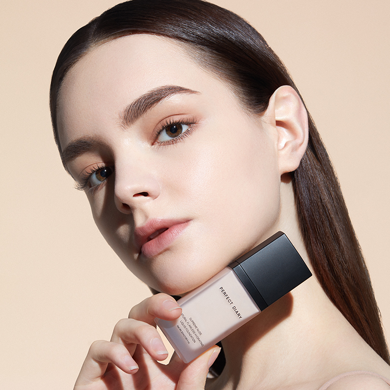 Perfect Diary Natural Flawless Long Lasting Liquid Foundation High Coverage Finish Liquid Foundation Face Makeup (BY)
