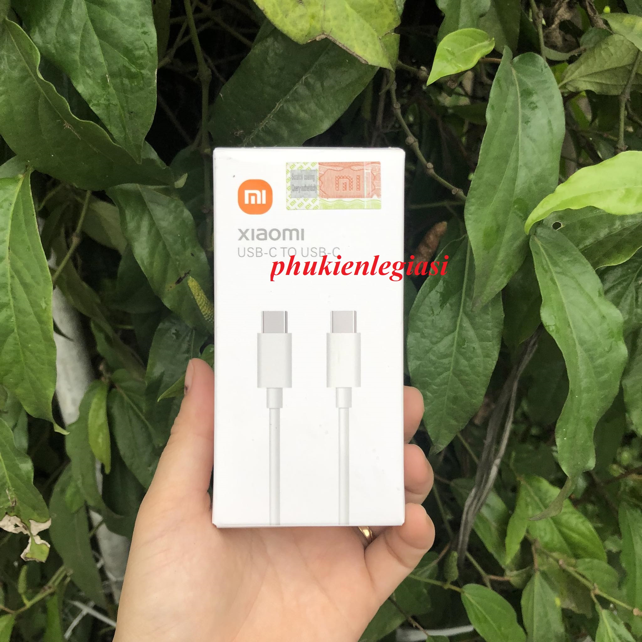 Cáp sạc XIAOMI Type C to Type C hỗ trợ sạc nhanh