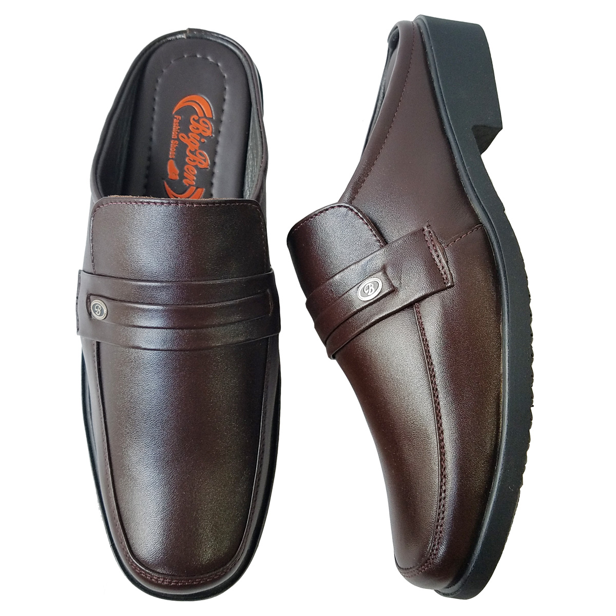 Giày Sục Nam BIGGBEN Da Bò Thật Cao Cấp SBB17