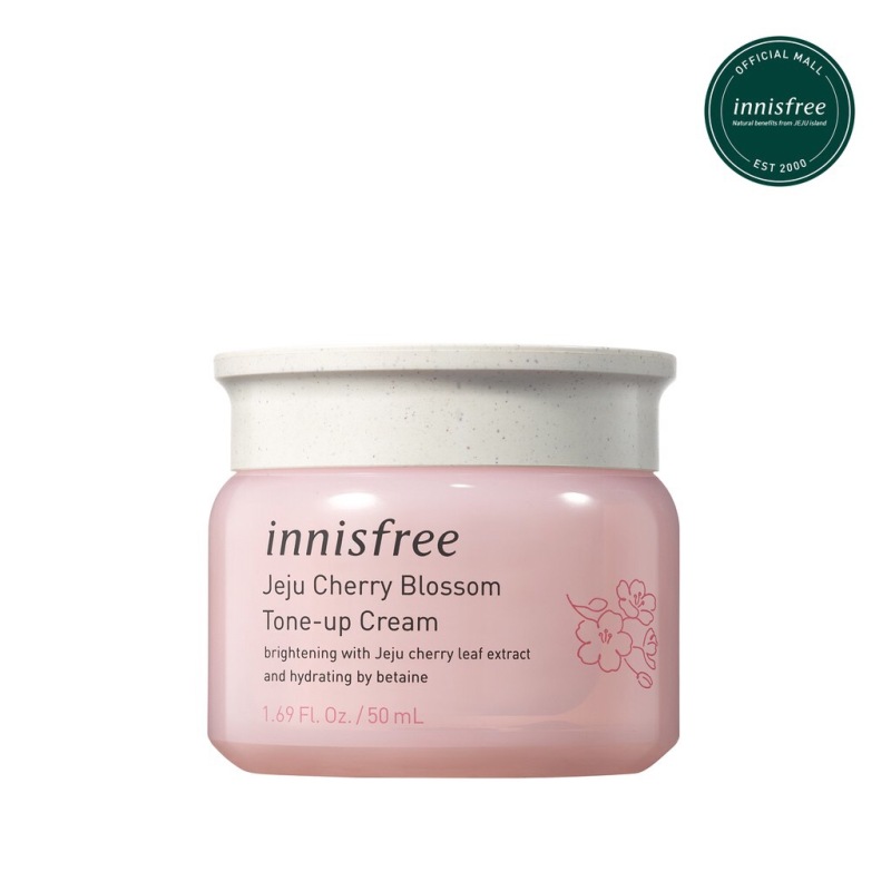 Kem Dưỡng Trắng Da Nâng Tone Tức Thì từ hoa anh đào Innisfree Jeju Cherry Blossom Tone Up Cream 50ml giá rẻ