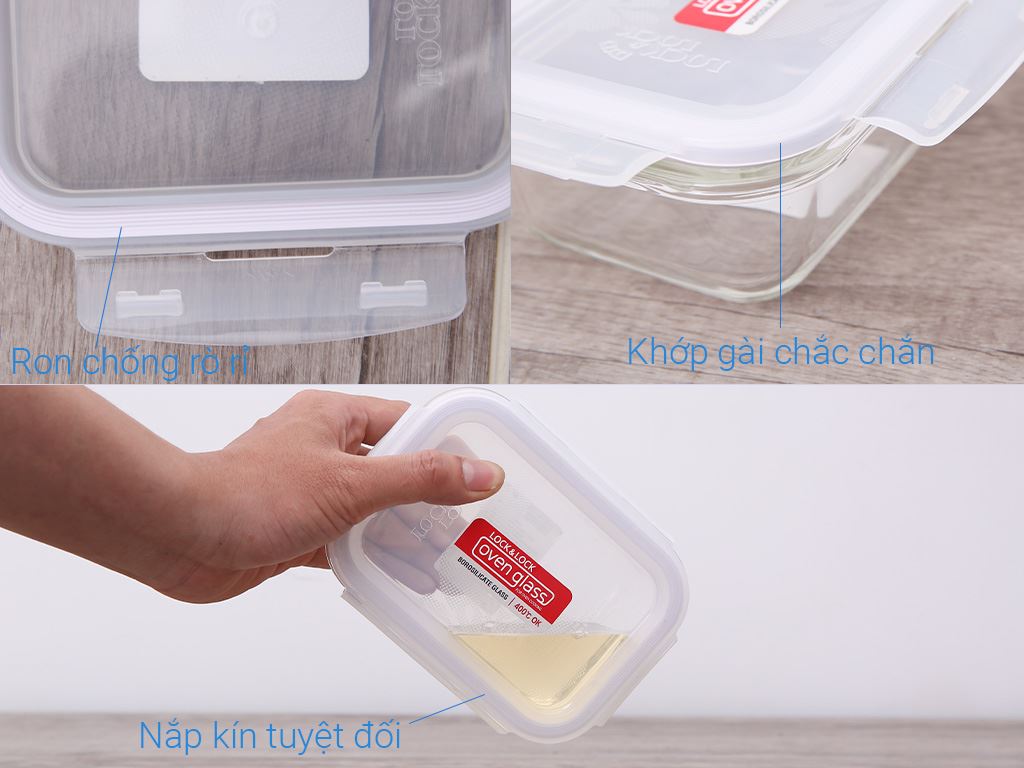 Hộp Thuỷ Tinh Chịu Nhiệt Cao Cấp Lock&Lock