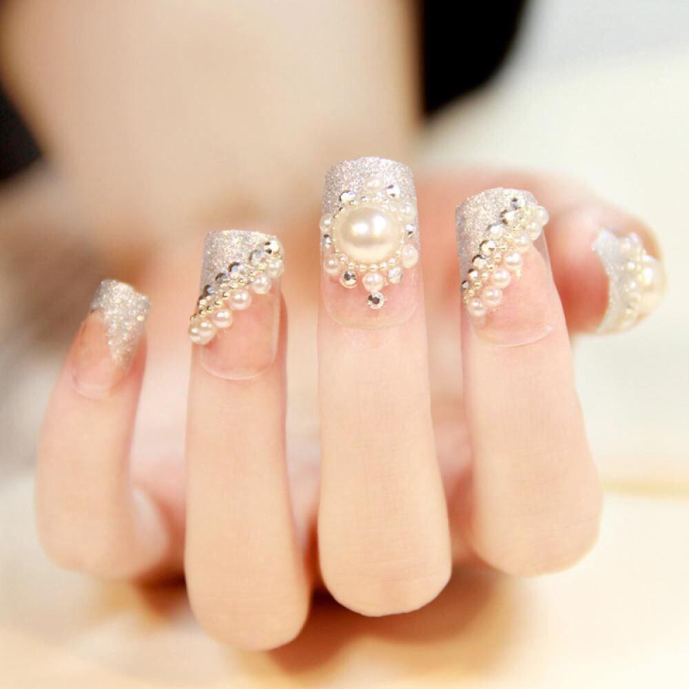 Khay Hạt Đá 3D Nhiều Màu Đính Móng Nghệ Thuật