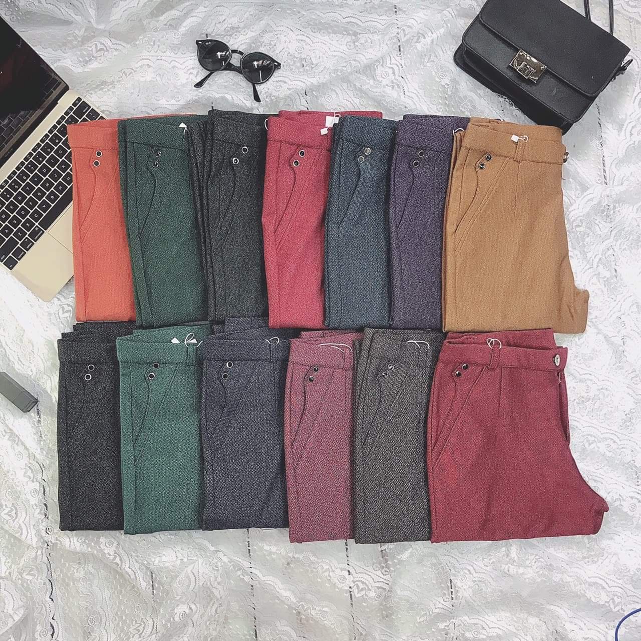 Quần cotton mè chất vải Hàn Quốc 40-65kg