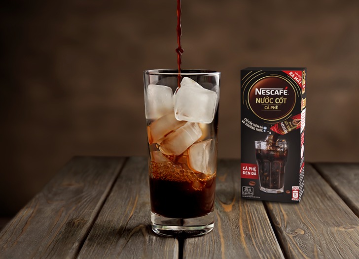 Nescafe nước cốt đen đá T10/2025