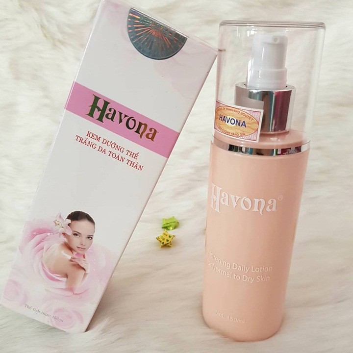 KEM DƯỠNG TRẮNG DA HAVONA MAKE UP BODY