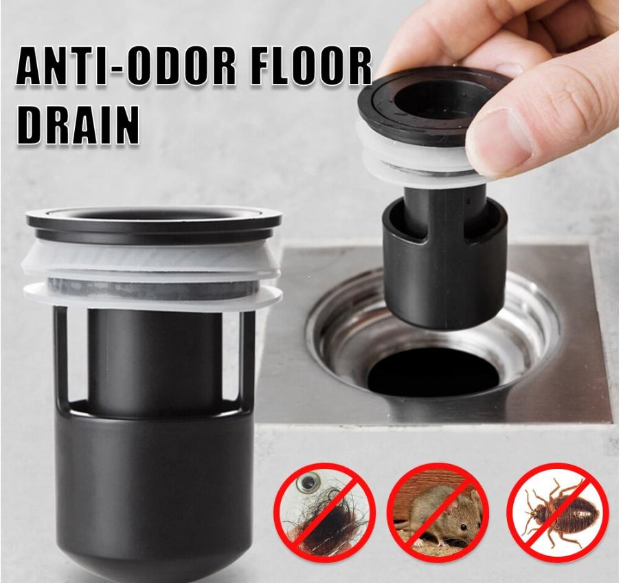 - Ngăn mùi hôi cống rãnh, lưới chắn côn trùng ABS + Silicone Nhật Bản