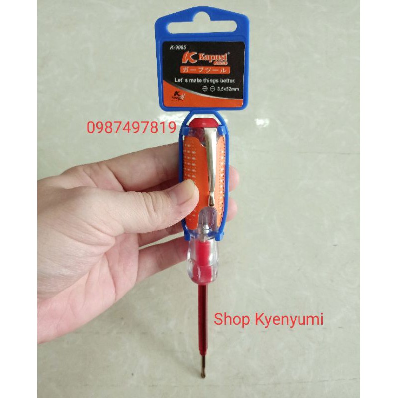 Bút Thử Điện KAPUSI JAPAN 3.5 × 52 mm