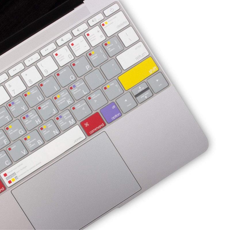JCPaL VerSkin MacOS Shortcut Keyboard Protector for Macbook