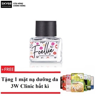 [Che Tên Nhạy Cảm] Nước hoa vùng kín hương dâu tây Foellie Eau De Innerb Perfume 5ml - Miel (chai phiên bản giới hạn XO) + Tặng 1 mặt nạ dưỡng da 3W Clinic bất kì thumbnail